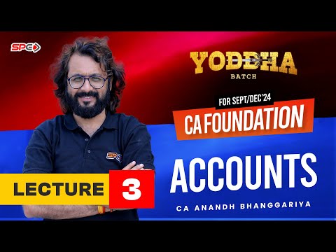 CA Foundation - Paper 1 | Accounts | REGULAR BATCH | Google Drive/ Android