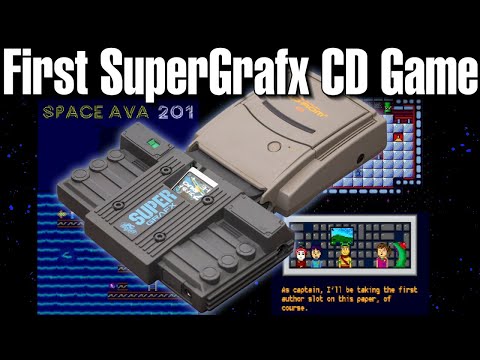 The First SuperGrafx CD Game - Space Ava 201 - PC Engine CD & Arcade Card Enhanced | SmokeMonster
