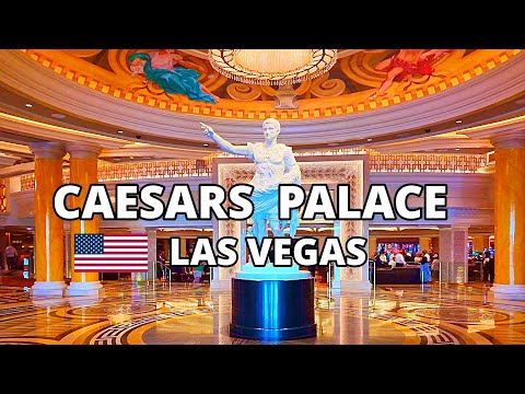 Caesars Palace Las Vegas Walking Tour | 4K | The Legend of the Strip