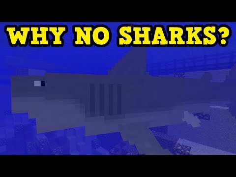 Minecraft Update Aquatic - Is No Sharks A Lie? & Gravel