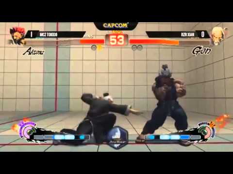USFIV - Tokido (Akuma) vs. Xian (Gen) at SEAM 2014