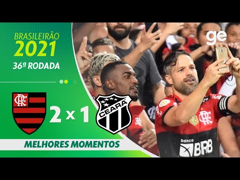 Gols e lances de Flamengo x Ceará