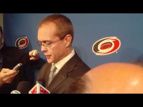 Carolina Hurricanes Paul Maurice after 1-0 loss to the Sabres 11 18 11