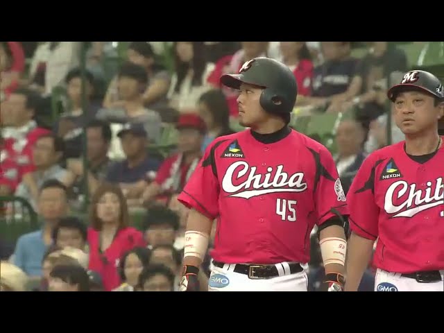 【9回表】マリーンズ・田村がダメ押しのタイムリー!! 今日4安打3打点!! 2016/6/26 L-M