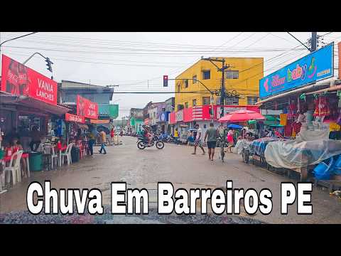 Barreiros Pernambuco A Cidade Em Dia De Chuva