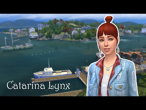 CATARINA LYNX - LOOKBOOK 🐱 | Townie Makeover - Cats & Dogs | NO CC CAS | The Sims 4 | #Shorts