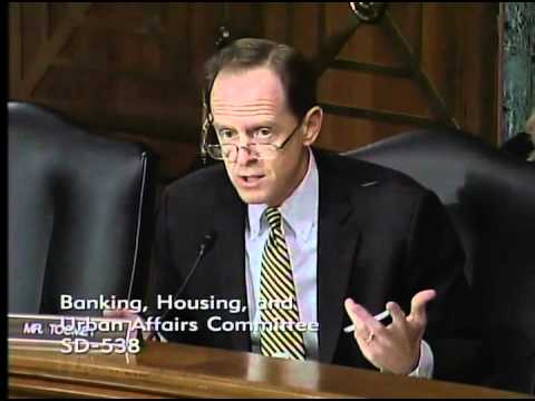Sen. Toomey questions SEC Chairwoman Mary Schapiro at banking hearing