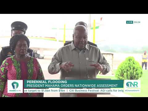 Prez Mahama Directs NADMO to Act on Flood-Prone Waterways Nationwide