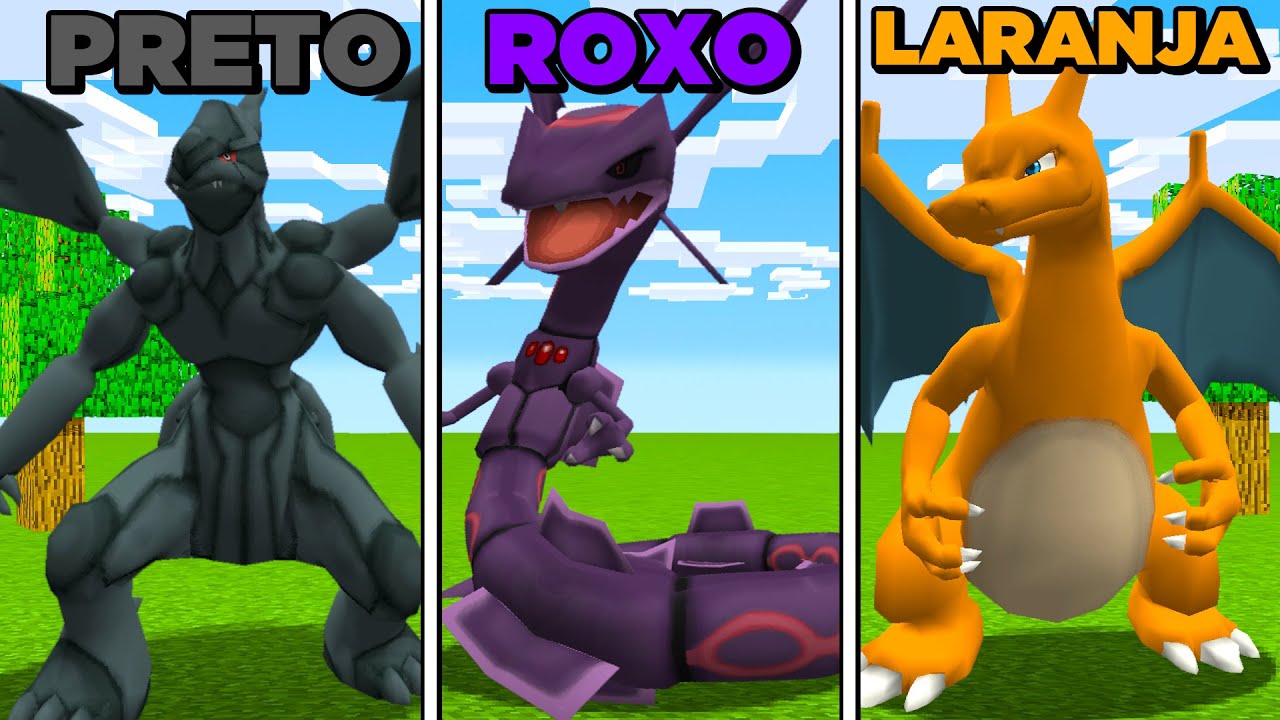 ESCOLHA O POKÉMON PELA COR MAS 1 É SHINY!