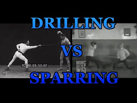 Charlemont's La Canne - What's the different in striking in training and sparring.