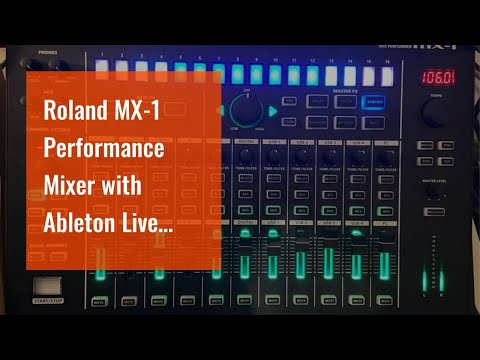 Roland MX-1 Performance Mixer with Ableton Live Lite, 18-Channel