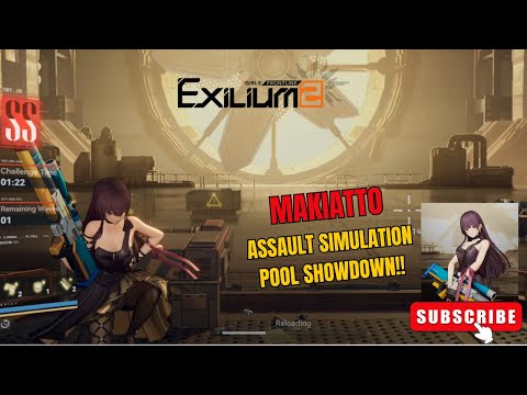 Girls Frontline 2 - Assault Simulation | Makiatto Pool Showdown! | HD