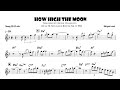 Sonny Stitt - How High the Moon (alto sax transcription)