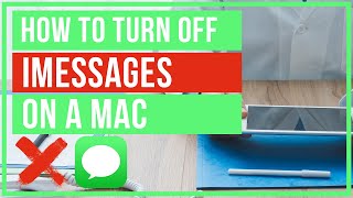 How To TURN OFF iMessage On A Mac - Notifications OFF