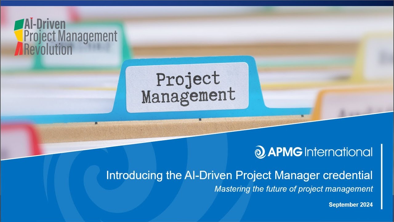 Introducing the AI-Driven Project Manager Credential