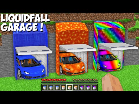 Encontrei GARAGEM COM SUPER CARRO no Minecraft! CARRO DE ÁGUA vs CARRO DE LAVA vs CARRO DE ARCO-ÍRIS