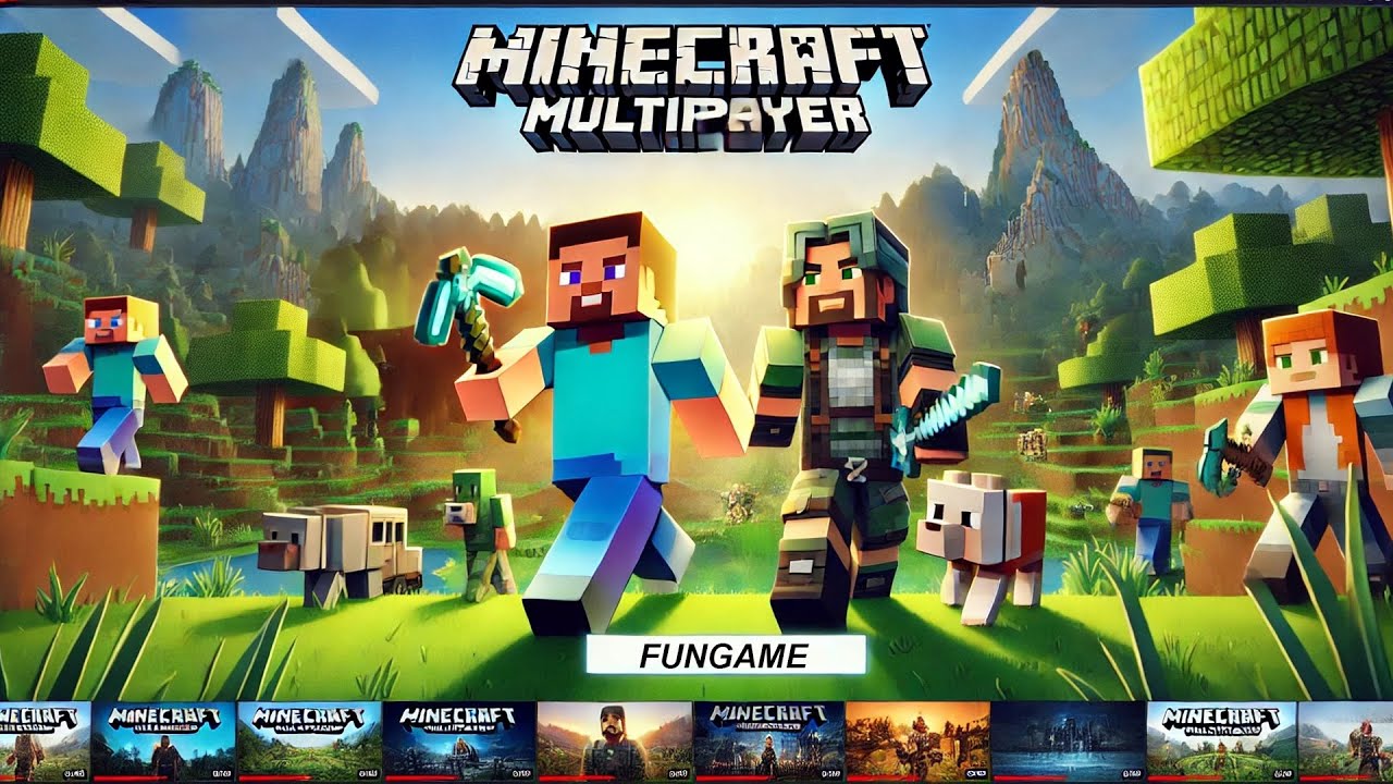 Minecraft Multiplayer Fungame #minecraft #fungame #multiplayer
