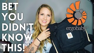 ERGOBABY CARRIER TIPS &amp; TRICKS || BET YOU DIDNT KNOW THIS!