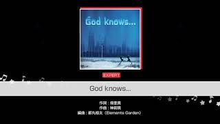 【観覧注意】ガルパやり始めて1時間未満の俺が「God  knows」EXPERTでやってみたら…【ガールズバンドパーティ！】