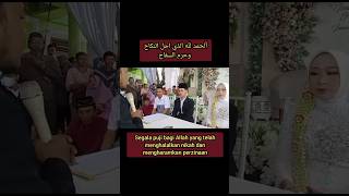 Download lagu KHUTBAH NIKAH SINGKAT PENGHULU SEBELUM IJAB #shorts mp3
