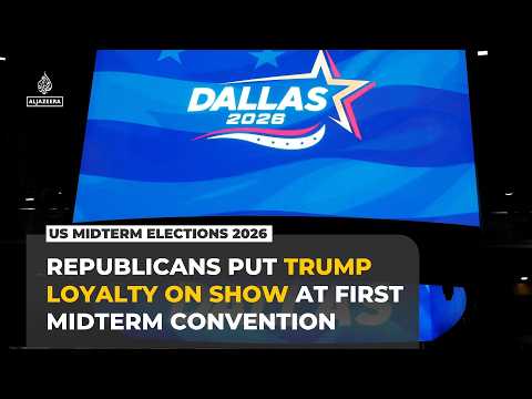 US Republican midterm convention puts Trump loyalty on show