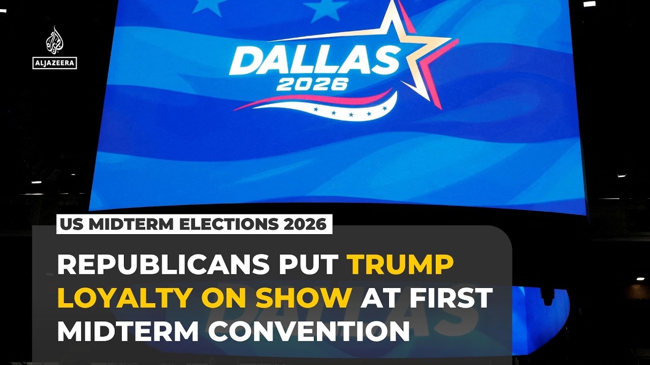 US Republican midterm convention puts Trump loyalty on show
