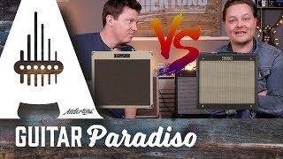 Video thumbnail for Guitar Paradiso – Roland Blues Cube Hot vs Fender Blues Junior by Andertons Music Co