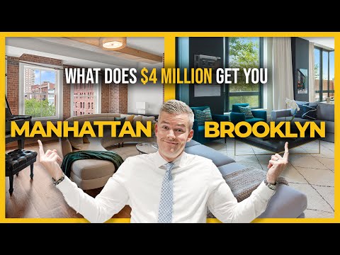 What $4.5 Million gets you in Manhattan vs. Brooklyn