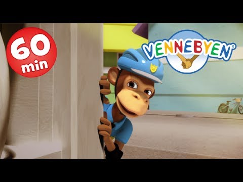 1 time spilletid - 6 episoder - Vennebyen