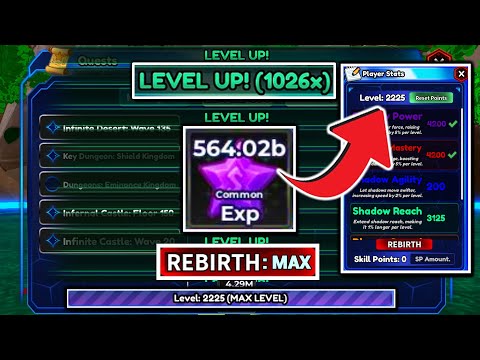 NEW META EXP BUILD | HOW TO LEVEL UP & REBIRTH FAST IN ARISE CROSSOVER | ROBLOX