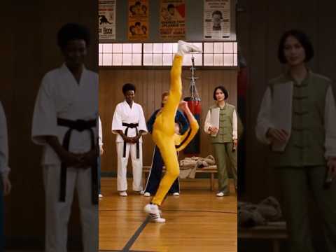 Bruce Lee Style Kick Performance (AI Interpretation) | Sora AI