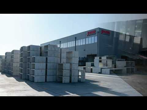 Betonteile Jäger -  Projekt Ablachhalle 88512 Mengen