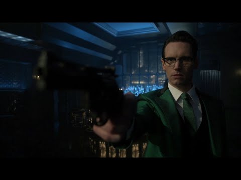 The Riddler & Penguin Stand Off - The Riddler Is No More (Gotham TV Series)