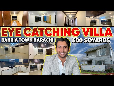 Bahria Hill | 500 Sqyard Eye Catching Villa In Bahria Town Karachi ||  With Basement