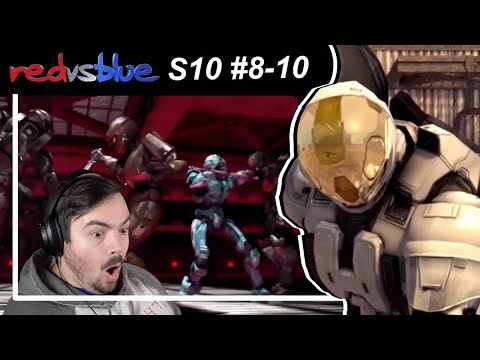 Red vs Blue Season 10 #8-10 Reaction/Review