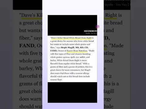 Healthiest Breads-and High Fiber Breads