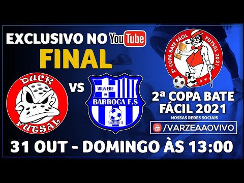 Duck's FS x Barroca FS - Final - 2ª Copa Bate Fácil 2021