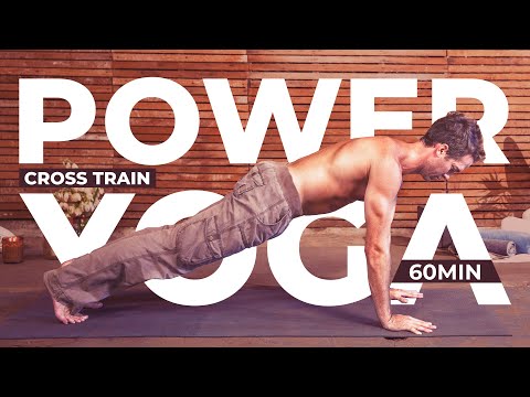60 Min LIVE Power Yoga 'Cross Train' l A Total Body Workout