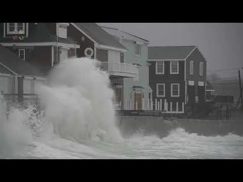 Scituate, MA Noreaster Brings Huge Waves - 3/14/2023