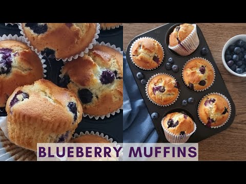 Blueberry Muffin | Moist & Fluffy Muffin Recipe