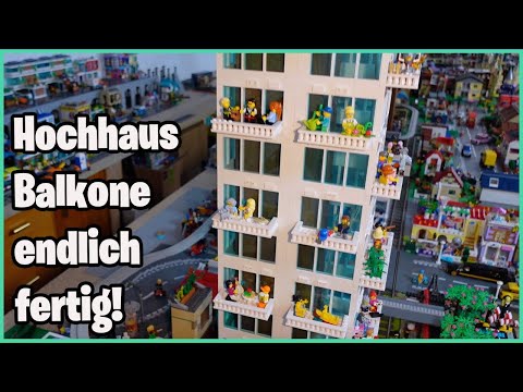 Balkone am Hochhaus ALLE bevölkert 🌇 ☆ Lego City 241