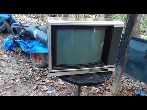 Sony trinatron with failing fly back