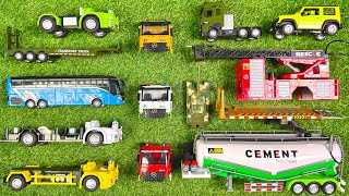 Belajar memperbaiki mainan rusak | Mobil Truk Derek, Pemadam Kebakaran, Bus