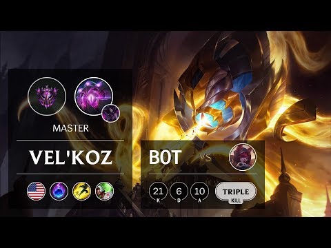 Vel'Koz Bot vs Xayah - NA Master Patch 9.16