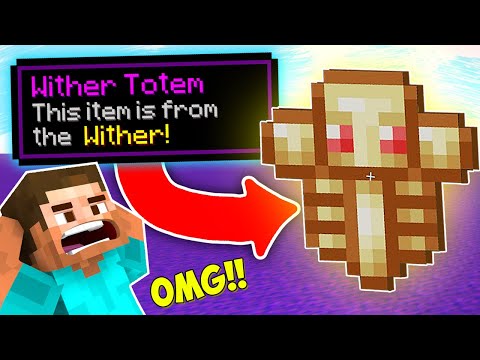 Minecraft, But There are NEW CUSTOM TOTEMS...
