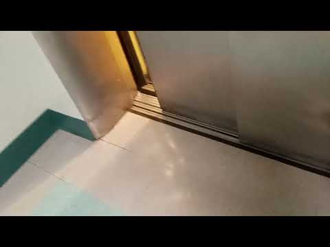 6351: EMR Modded 1950's or '60's OTIS Black Button Traction Elevators @ St. Joseph Hospital