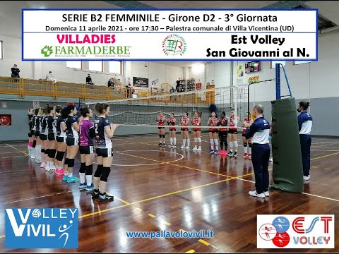 VILLADIES FARMADERBE UD - ESTVOLLEY (Serie B2F - Girone D2 - 3 Giornata)