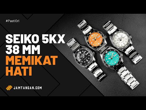 Seiko 5 Sports SRPK35K1 5KX Midi SKX Sports Style Orange Dial Stainless Steel Strap-1