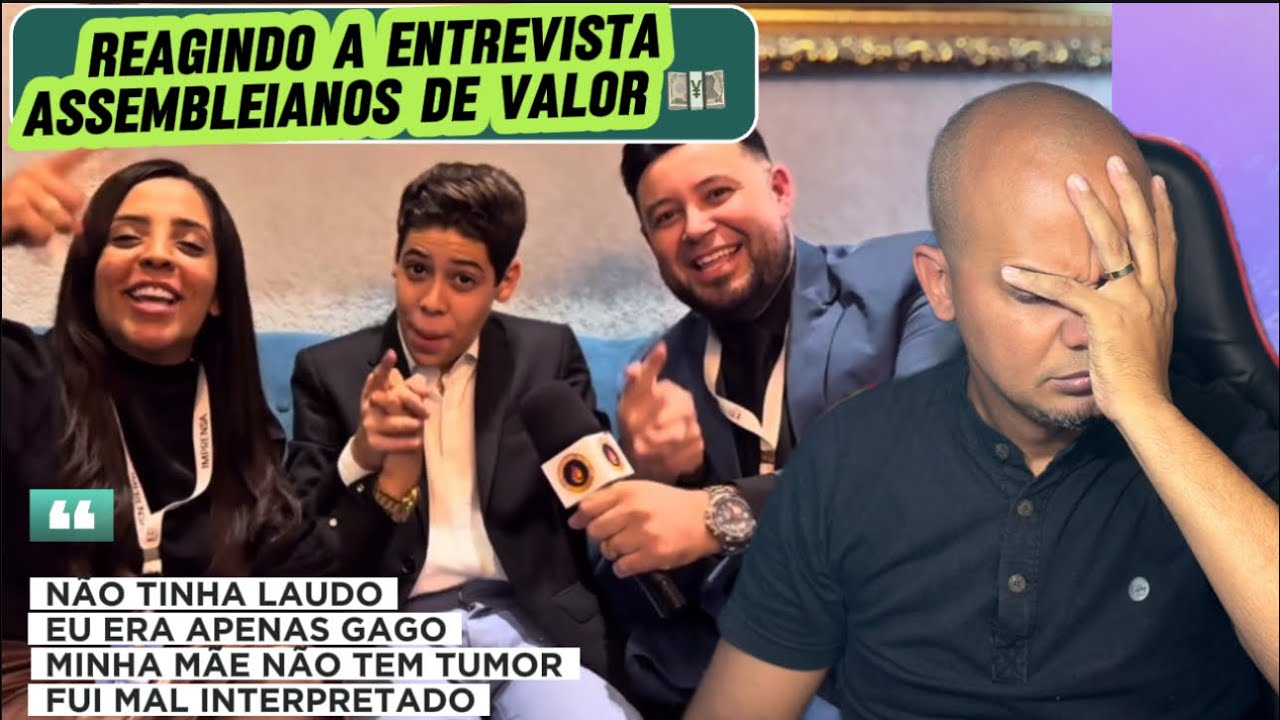 REAGINDO A ENTREVISTA - MIGUEL NO ASSEMBLEIANOS DE VALOR