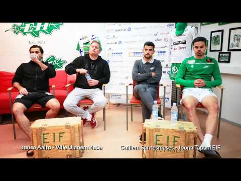 Presstillfälle etfter matchen EIF - MuSa 30092020
